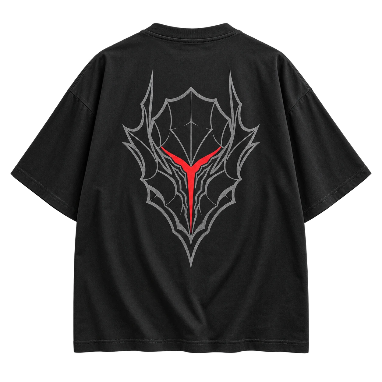 Black Night Sigil Tee, armored back graphic